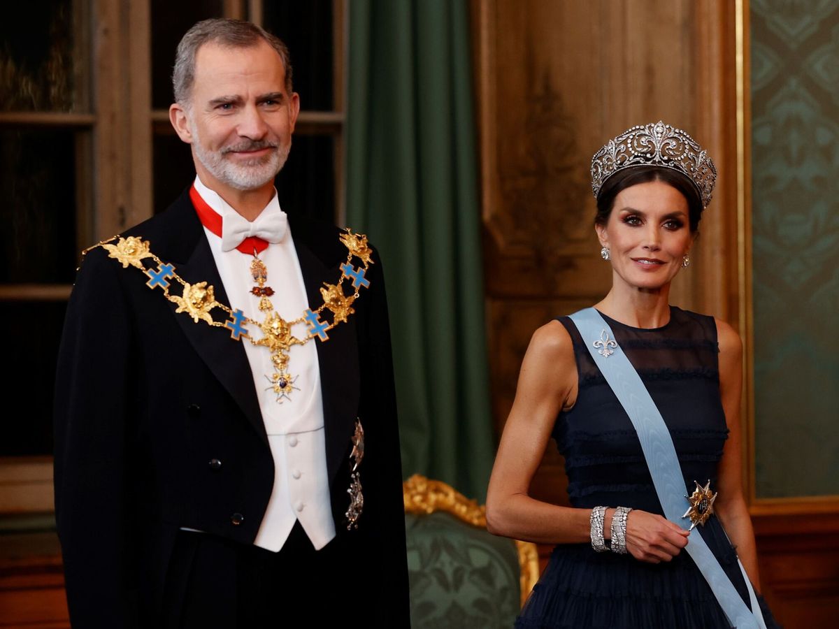 Foto: Los reyes Felipe y Letizia, durante su visita de Estado a Suecia. (EFE/Juanjo Martín)