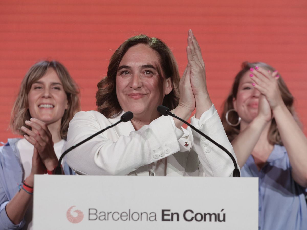 Foto: La candidata a la Alcaldía de Barcelona por Barcelona En Comú, Ada Cola. (EFE/Quique García)