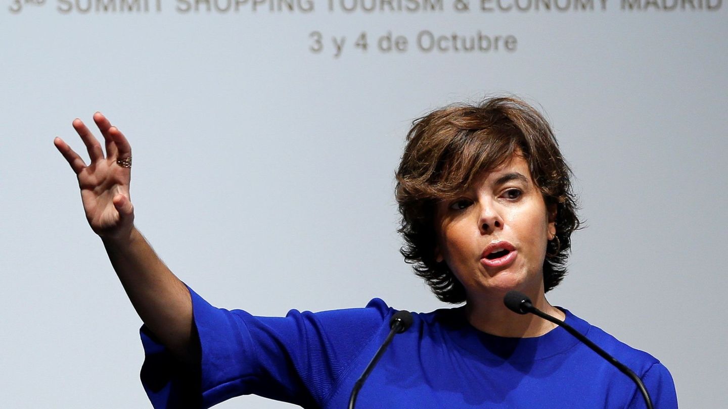 La vicepresidenta del Gobierno, Soraya Sáenz de Santamaría, la pasada semana en Madrid. (EFE)