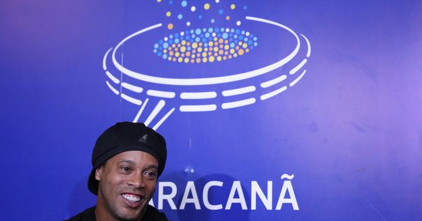 Foto: Ronaldinho, en el estadio de Marcaná en enero (Reuters)