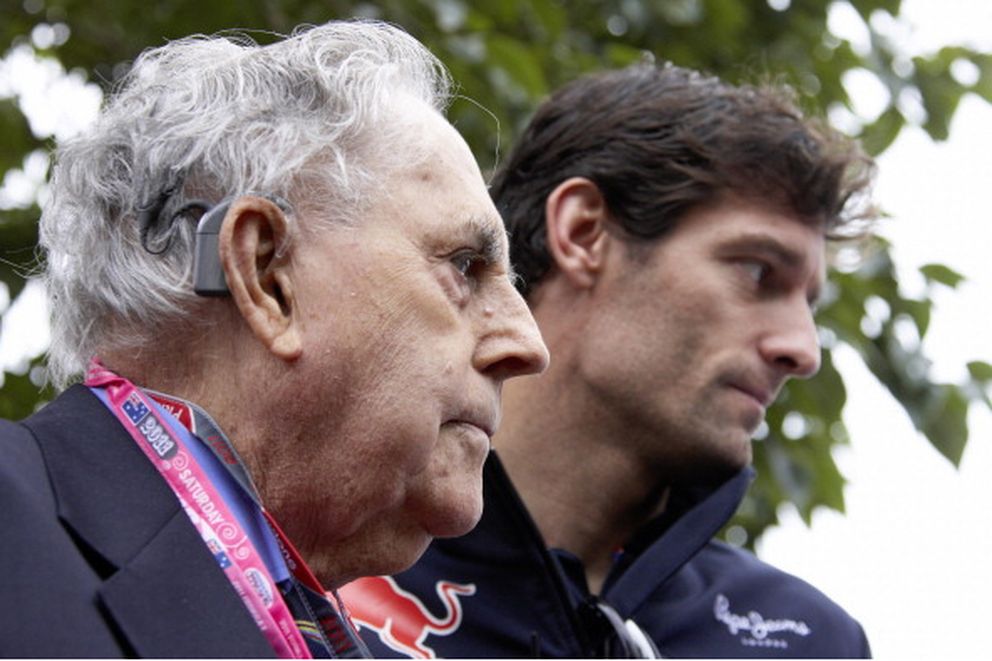 Jack Brabham y Mark Webber. (Mark Webber)