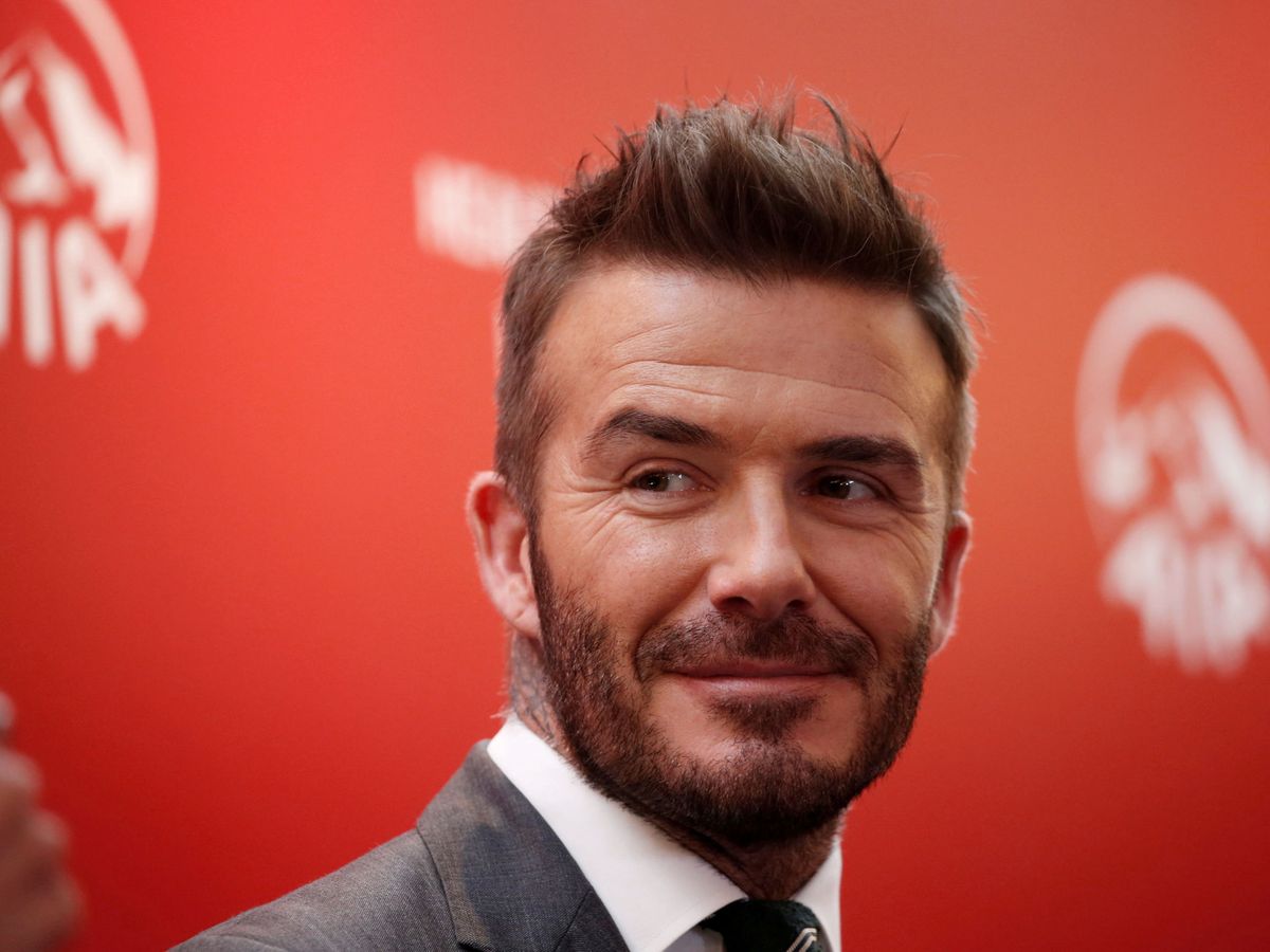 Foto: File photo: david beckham attends an insurance company charity event in jakarta