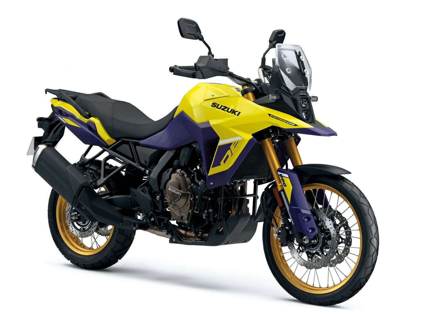 El color amarillo se inspira en las motos más legendarias de la marca japonesa en el Dakar.