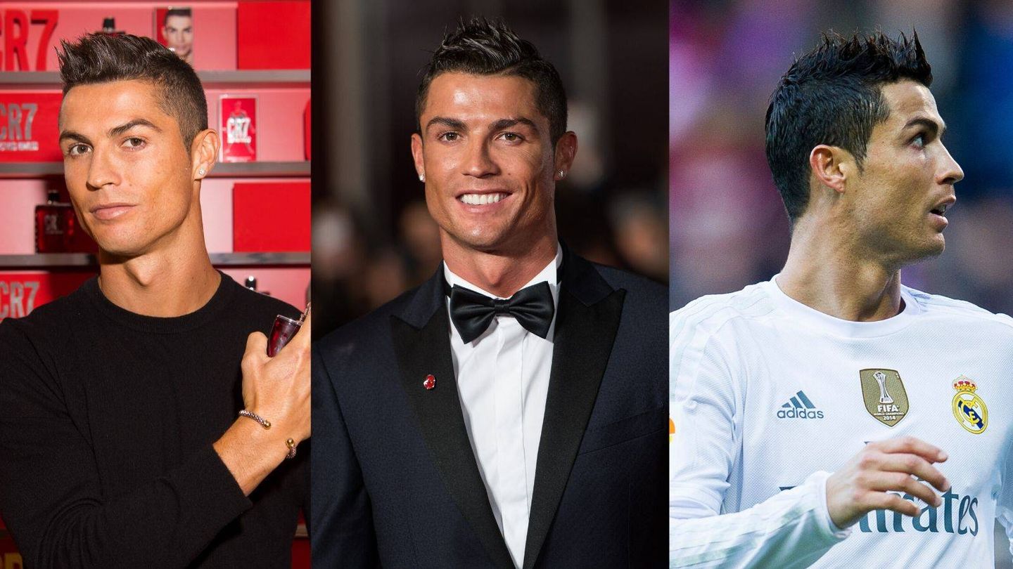 El peinado más duradero de Cristiano Ronaldo. (Getty)