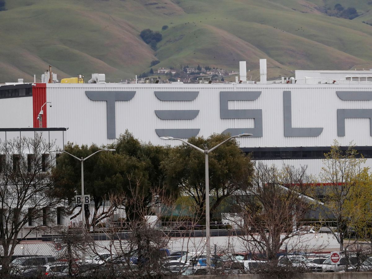 Foto: Fábrica de Tesla en California (Reuters)
