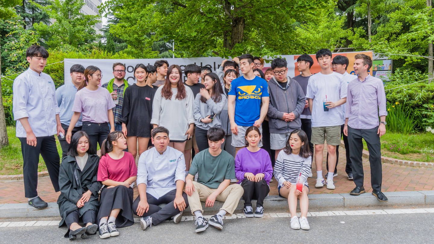 Alumnos en Daejeon, Corea del Sur. (iStock)