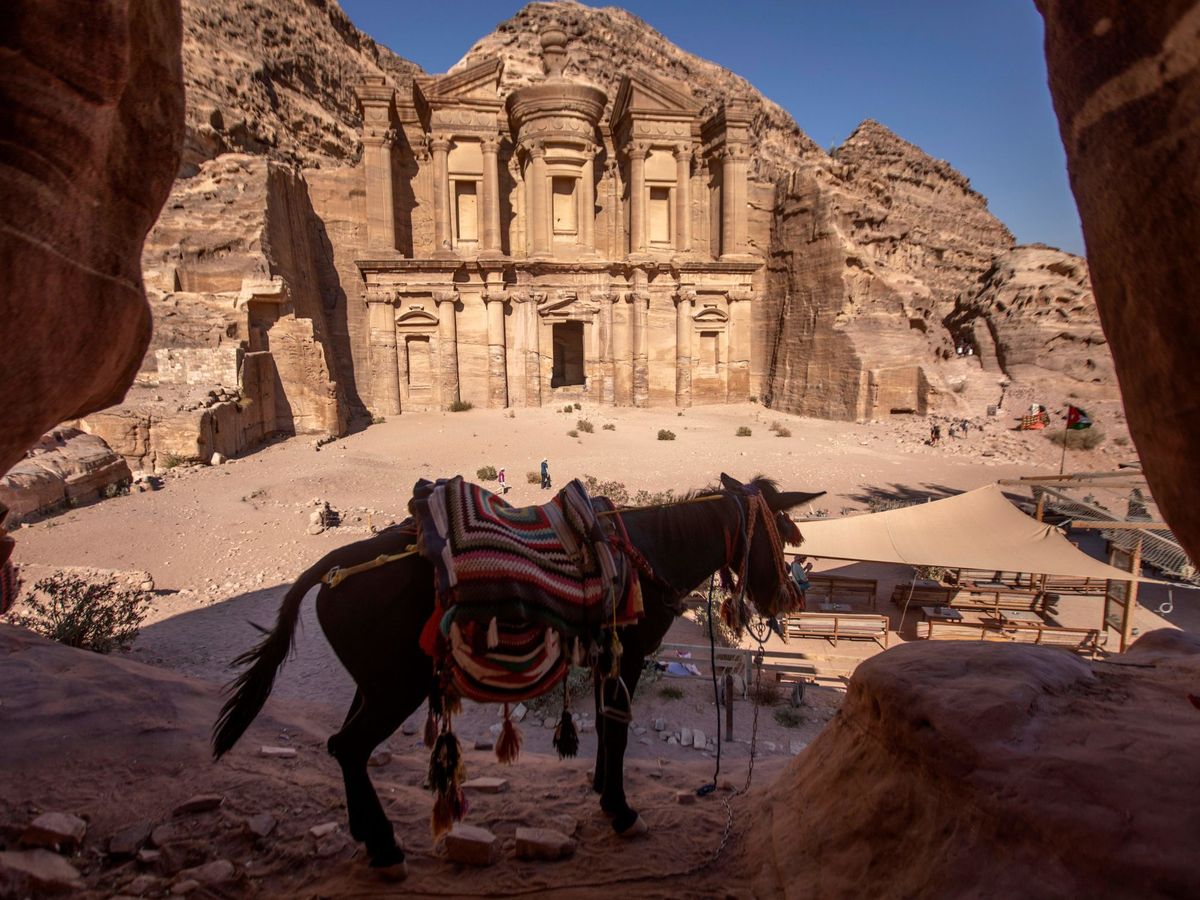 Foto: El Monasterio es una de las partes más importantes de Petra, en Jordania (EFE EPA/Andre Pain)
