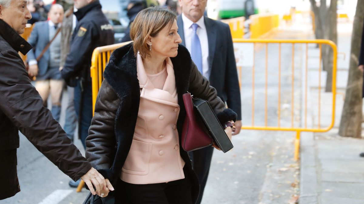 Forcadell desmonta a Puigdemont para salvarse: "Todo fue simbólico"