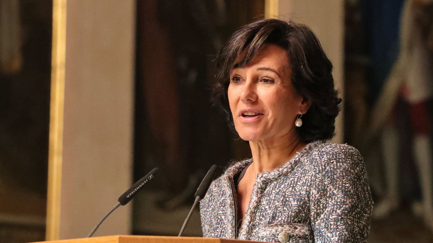 La presidenta de Banco Santander, Ana Botín. (EFE)