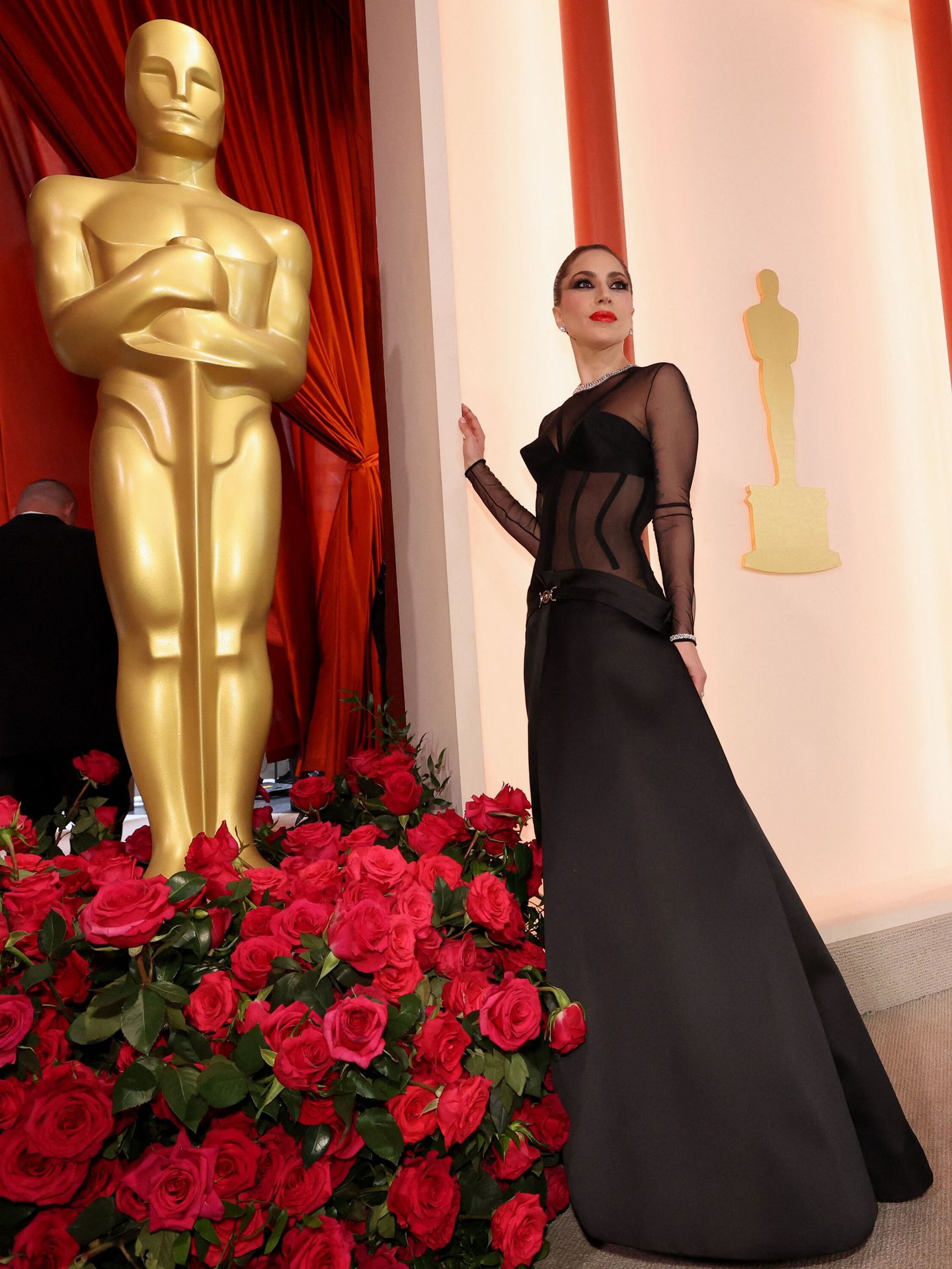 Lady Gaga, en los Oscar 2023. (Reuters)