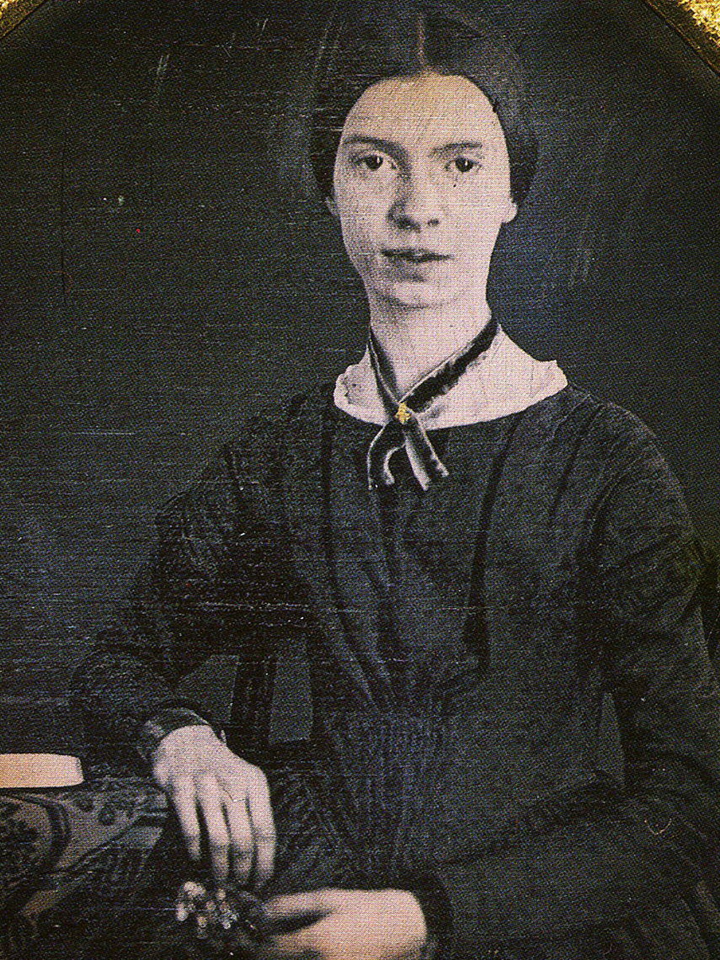 Retrato de la escritora Emily Dickinson. (EFE/Amherst College Library)