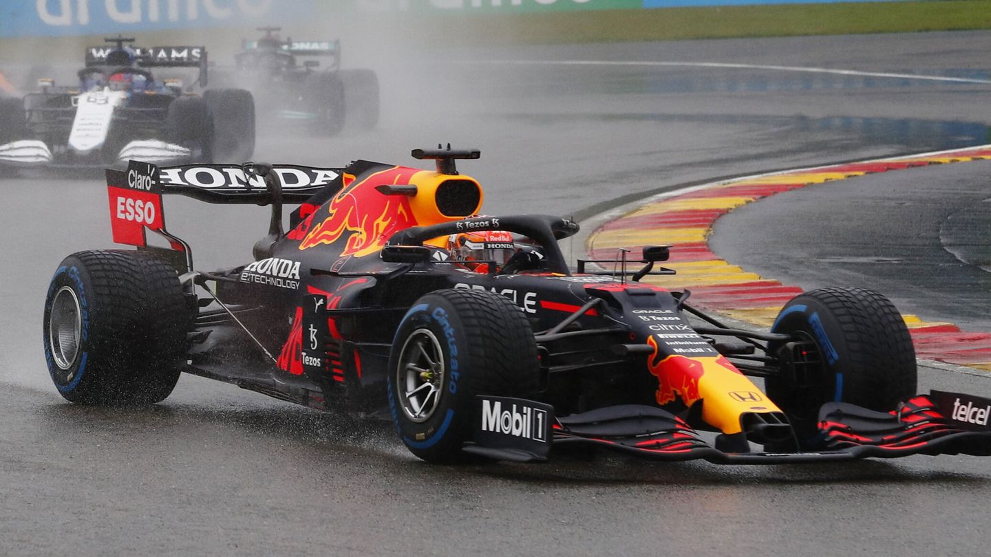 Max Verstappen ganó el Gran Premio de Bélgica sin disputar una sola vuelta en carrera.