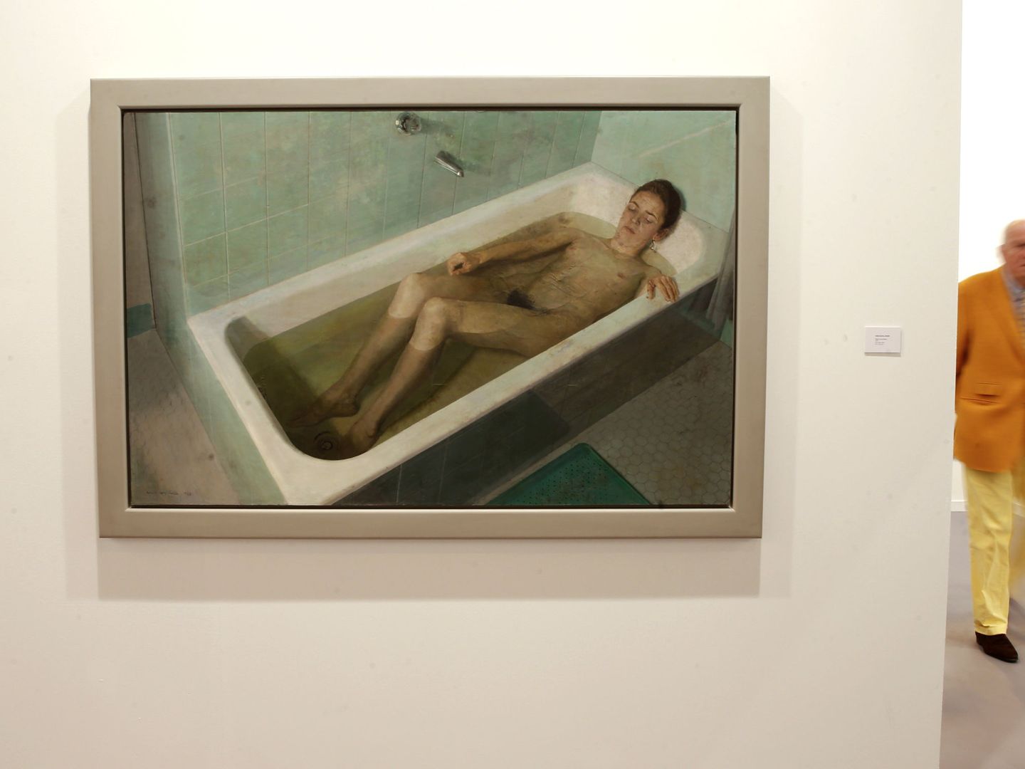 'Mujer en bañera', de Antonio López, es la obra más cara de ARCO 2016 (Efe)