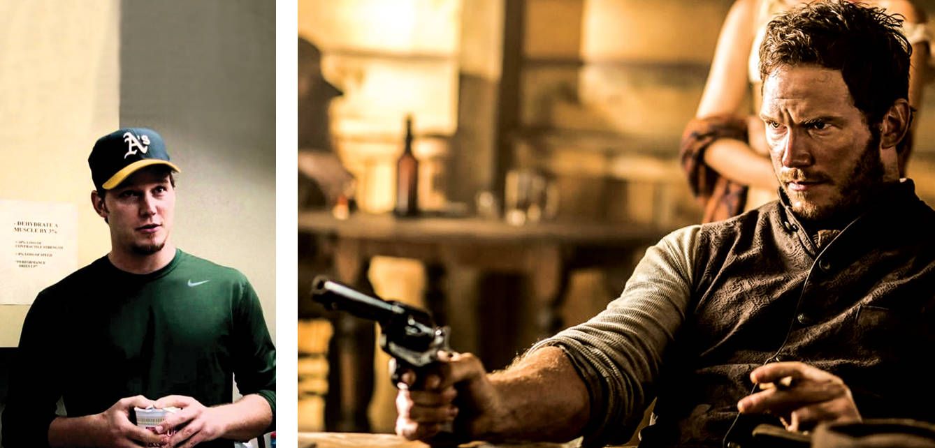 A la izquierda, Pratt en 'Guardianes de la galaxia' (2014), de James Gunn, que supuso su gran trampolín hacia el estrellato. A la derecha, en 'Los siete magníficos' (2016), donde compartía cartel con Denzel Washington y Ethan Hawke.