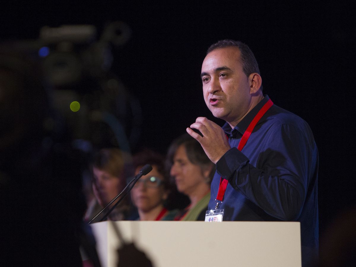 Foto: El líder de CCOO de Cataluña, Javier Pacheco. (EFE)