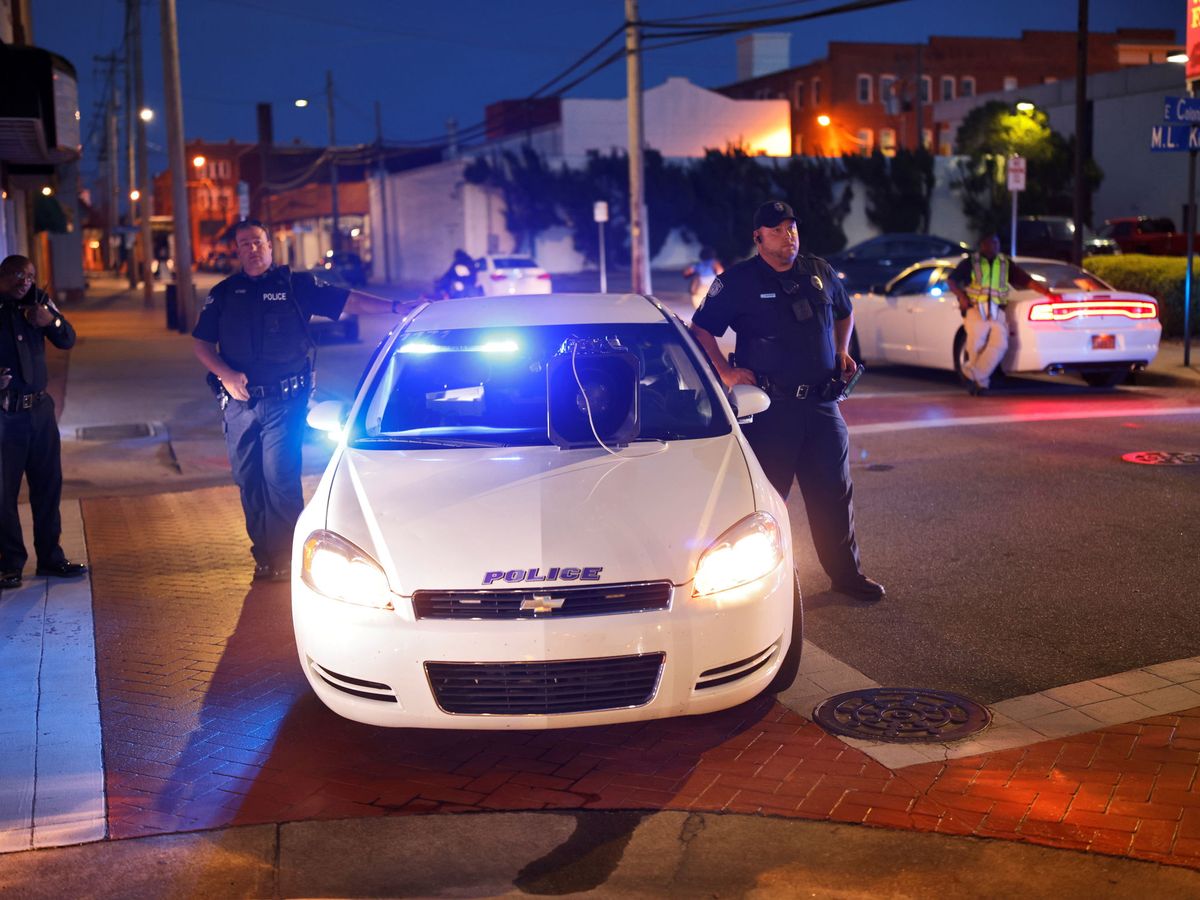 Foto: Foto de archivo de la policía en Elizabeth City, Carolina del Norte. (Reuters)
