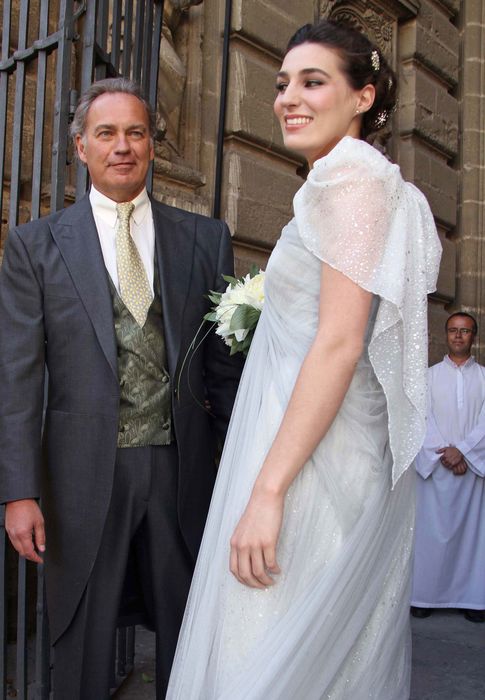 Foto: Imagen de Eugenia el día de su boda, junto a su padre Bertín Osborne (I.C.)