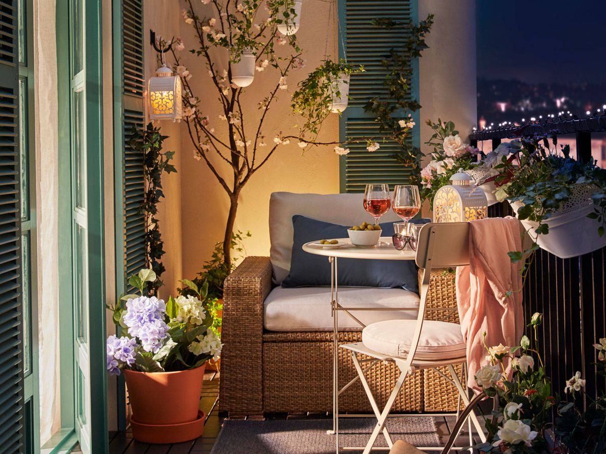 atleta italiano Rápido Decora una terraza, un jardín o un pequeño balcón con estas opciones de Ikea