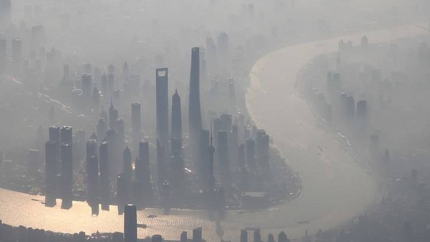Shanghái vista desde las alturas. (Wikipedia).
