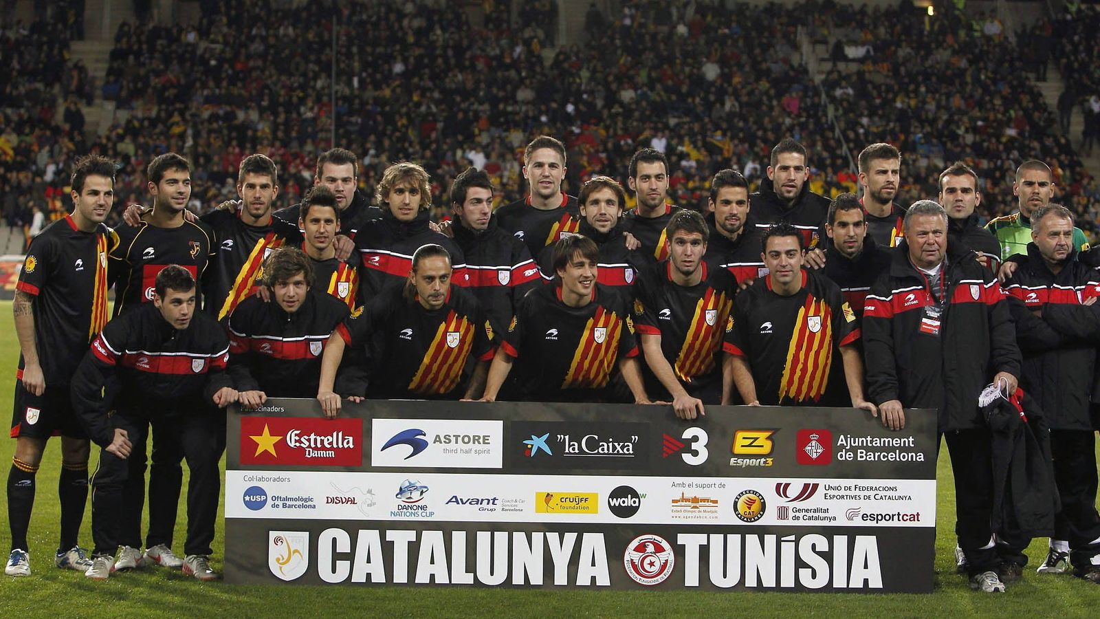 Foto: Imagen de la selección de fútbol de Cataluña en un amistoso disputado en 2011 (EFE)