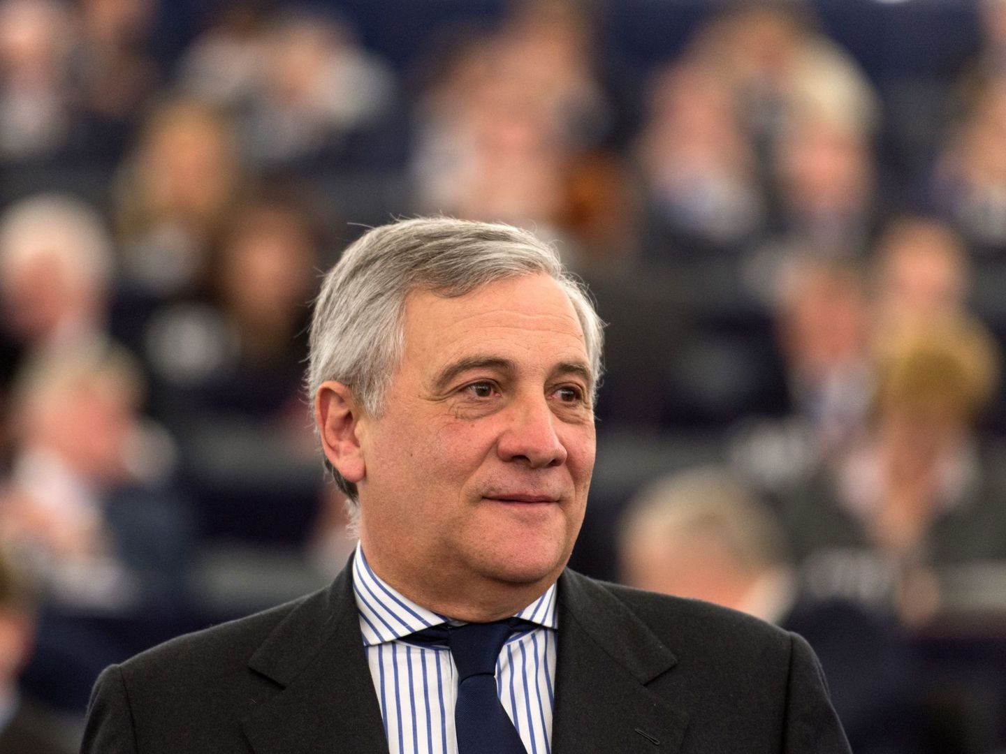 Antonio Tajani, del Grupo del Partido Popular Europeo (PPE), será el candidato conservador a la Presidencia del Parlamento (EFE)