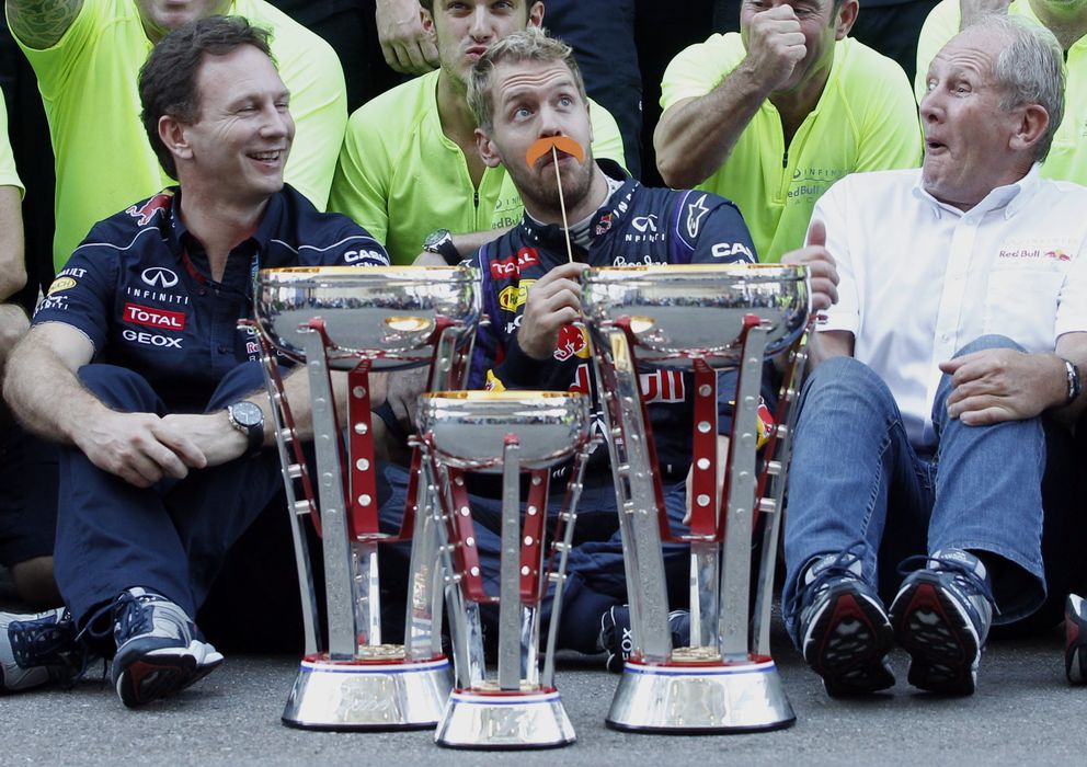 Foto: Vettel celebra la victoria en el Gran Premio de Estados Unidos de 2013. (Reuters)