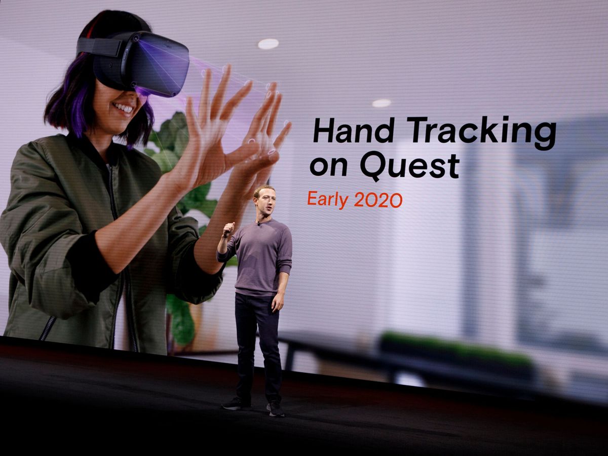 Foto: Zukerberg, en la presentación de las gafas de realidad virtual de Meta. (EFE/Meta)