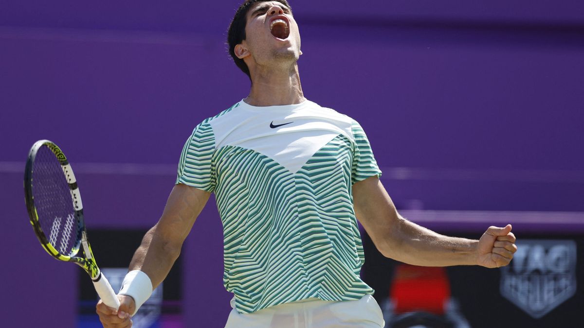 Carlos Alcaraz, con todo a Wimbledon: suspende un partido de exhibición