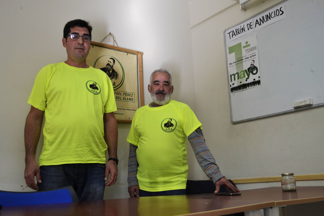 José Antonio y Miguel, desempleados de Arcos de la Frontera. (M.Z.)