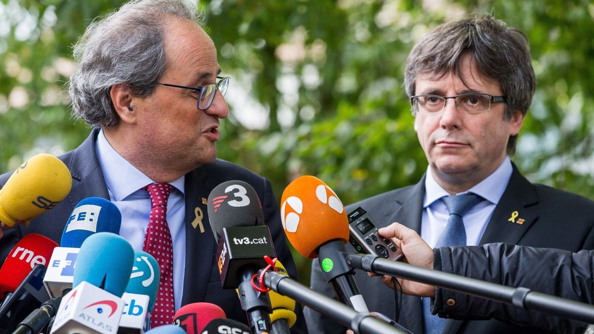 Torra y Puigdemont intentan capitalizar la mesa de diálogo y apartar a Junqueras