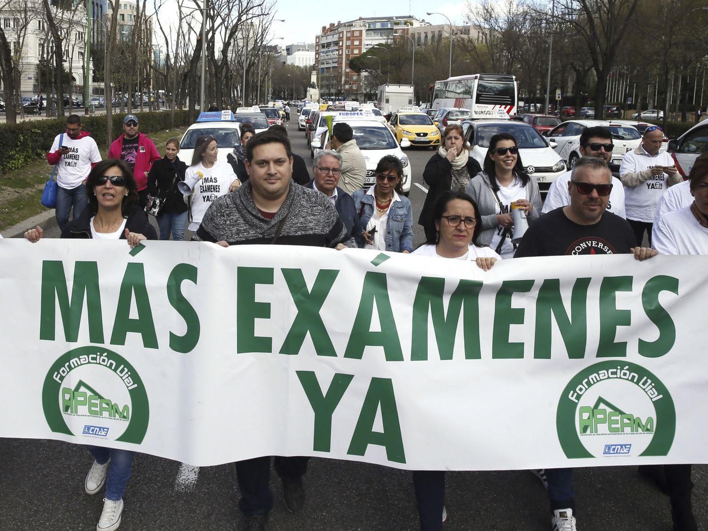 114 autoescuelas españolas, abocadas al cierre por la huelga de examinadores. (EFE)