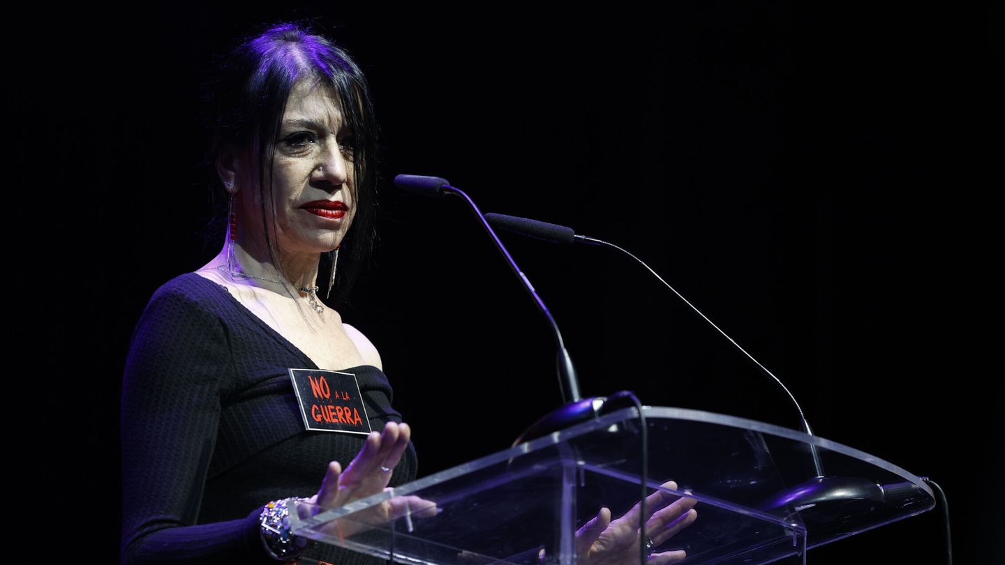 Mónica Bardem, durante la gala de entrega de los Premios de la Unión de Actores y Actrices. (EFE/Juanjo Martín). 