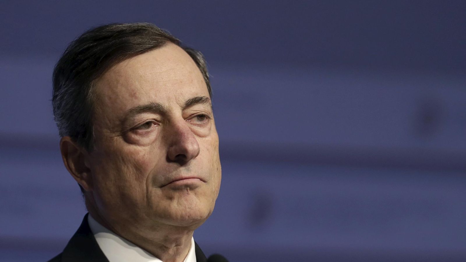 Foto: El presidente del BCDE, Mario Draghi
