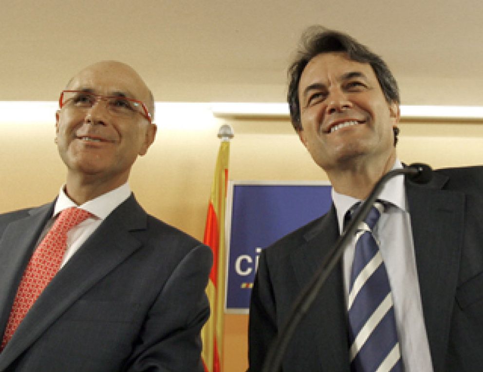 Foto: Mas y Duran firman la paz y reafirman la candidatura conjunta de CiU al Congreso