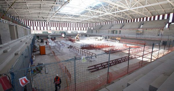 Foto: La construcción de una infraestructura de Tarragona. 