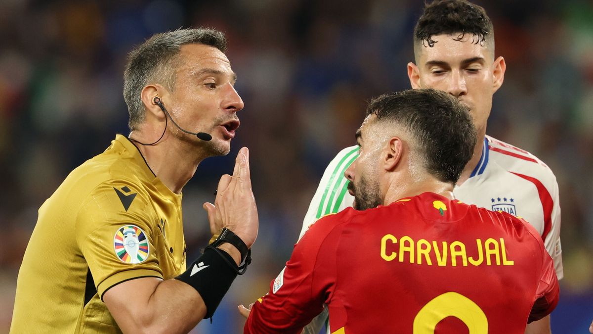 Quién es el árbitro que pitará el partido entre España y Francia de hoy de la Eurocopa 2024