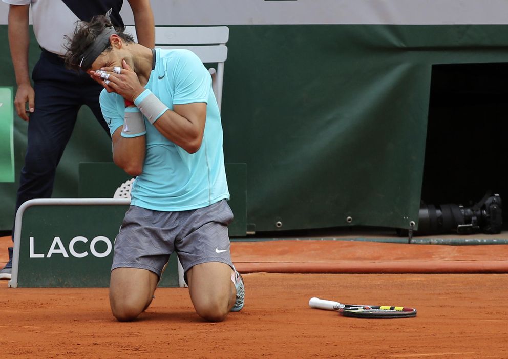 Foto: Rafa Nadal cuando conquistó su último, noveno, Roland Garros.