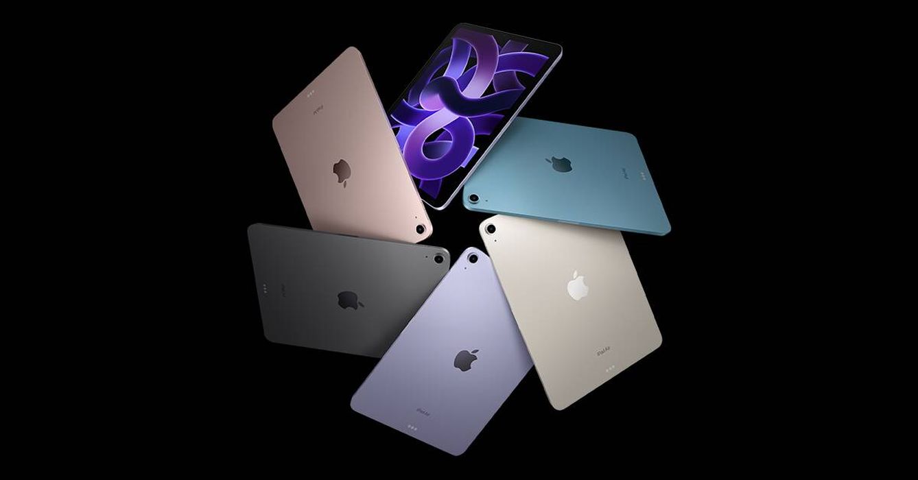 El nuevo modelo de iPad Air 6, anunciado por Apple en el evento 'Let Loose'.