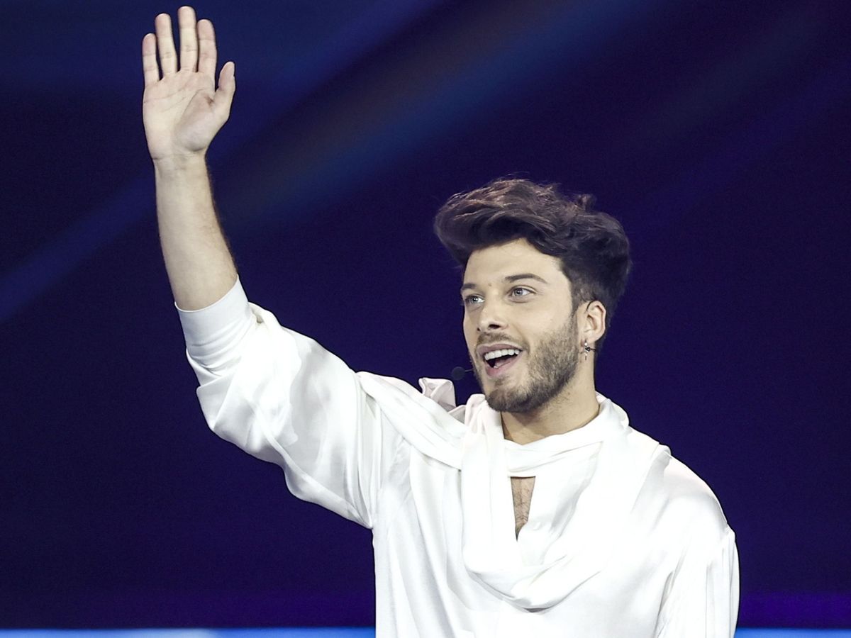 Foto: Blas Cantó, en la segunda semifinal de Eurovisión 2021. (Agencia EFE)