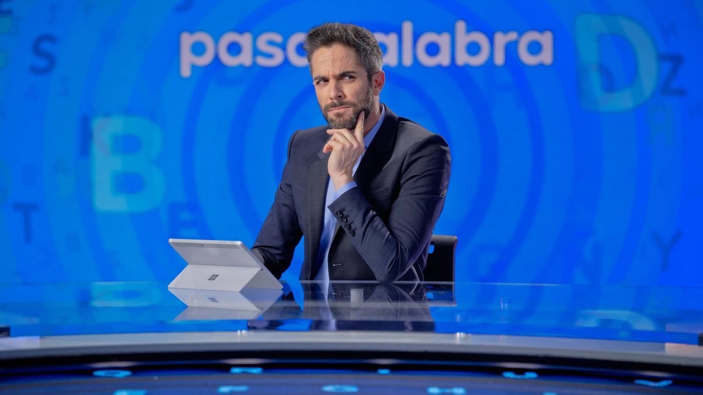 Christian Gálvez en el plató de 'Pasapalabra'. (Atresmedia Televisión)