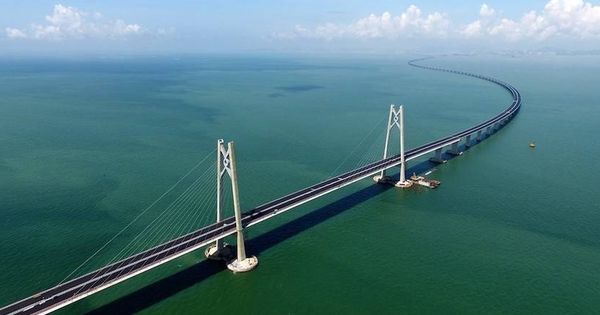 Foto: El puente Hong Kong-Zhuhai-Macao cuenta con 55 kilómetros de longitud. (Reuters)