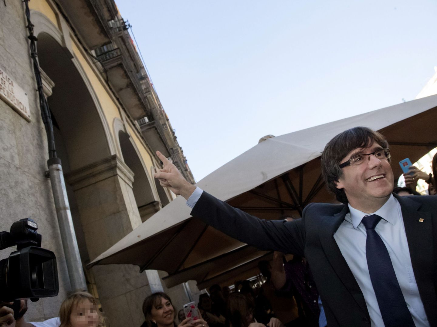 Puigdemont en un acto en Girona en Octubre. (EFE) 