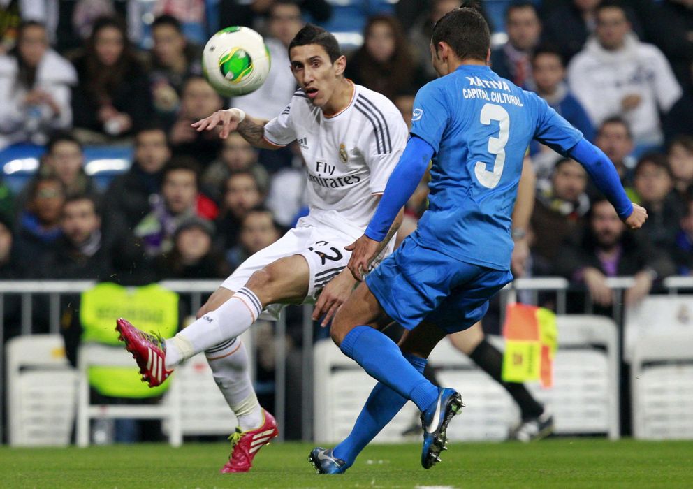 Foto: Ángel Di María hizo el primer gol de penalti en toda su carrera este miércoles.