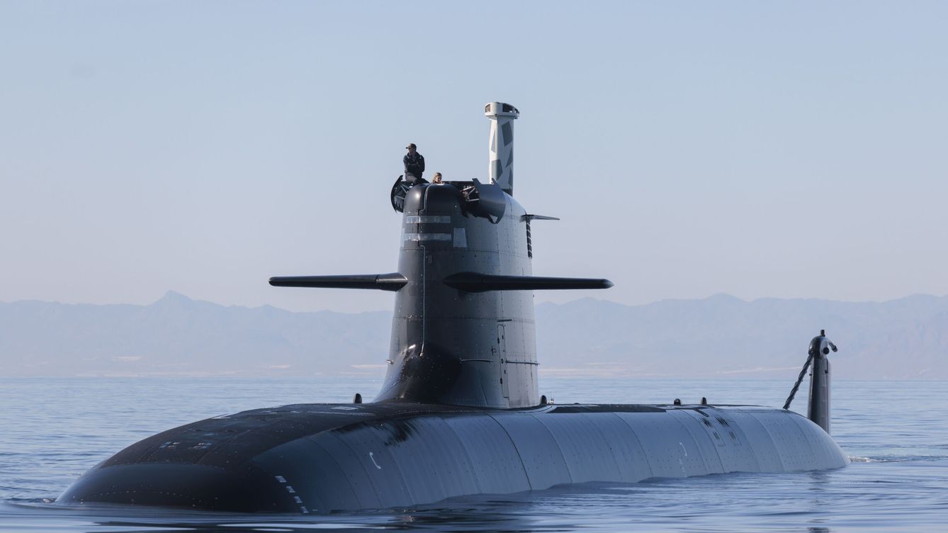 Foto: Submarino S-81, a punto de entregarse a la Armada española. (Europa Press/Martín C.)