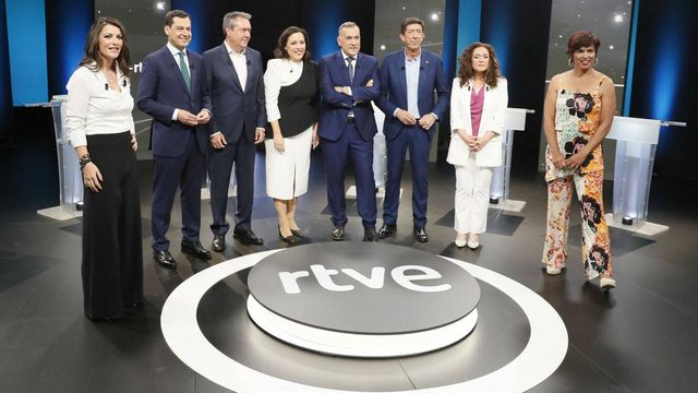 Debate de las elecciones de Andalucía 2022. (RTVE)