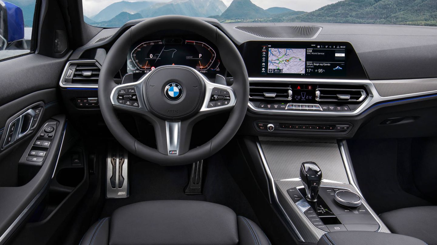 Interior del nuevo BMW Serie 3 más tecnológico.