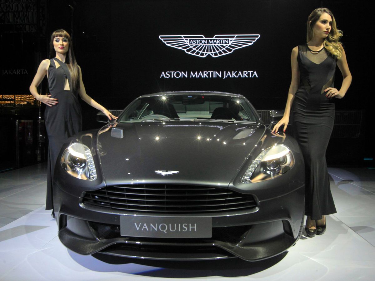 Foto: Modelo Vanquish de Aston Martin. (EFE/Bagus Indahono)