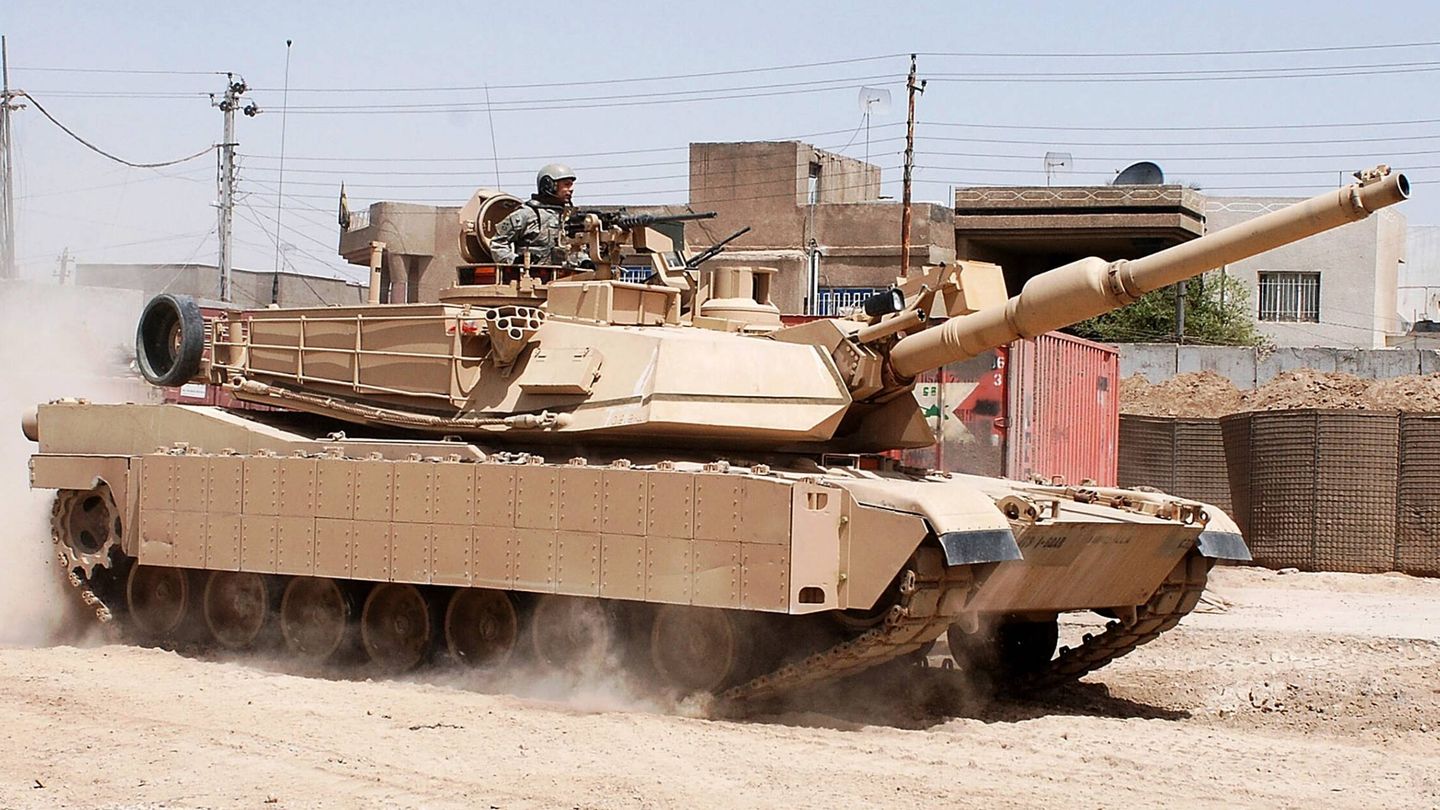 Un M1A2 Abrams del Ejército de EEUU de 2008 desplegado en Irak. (Wikipedia - autor desconocido)