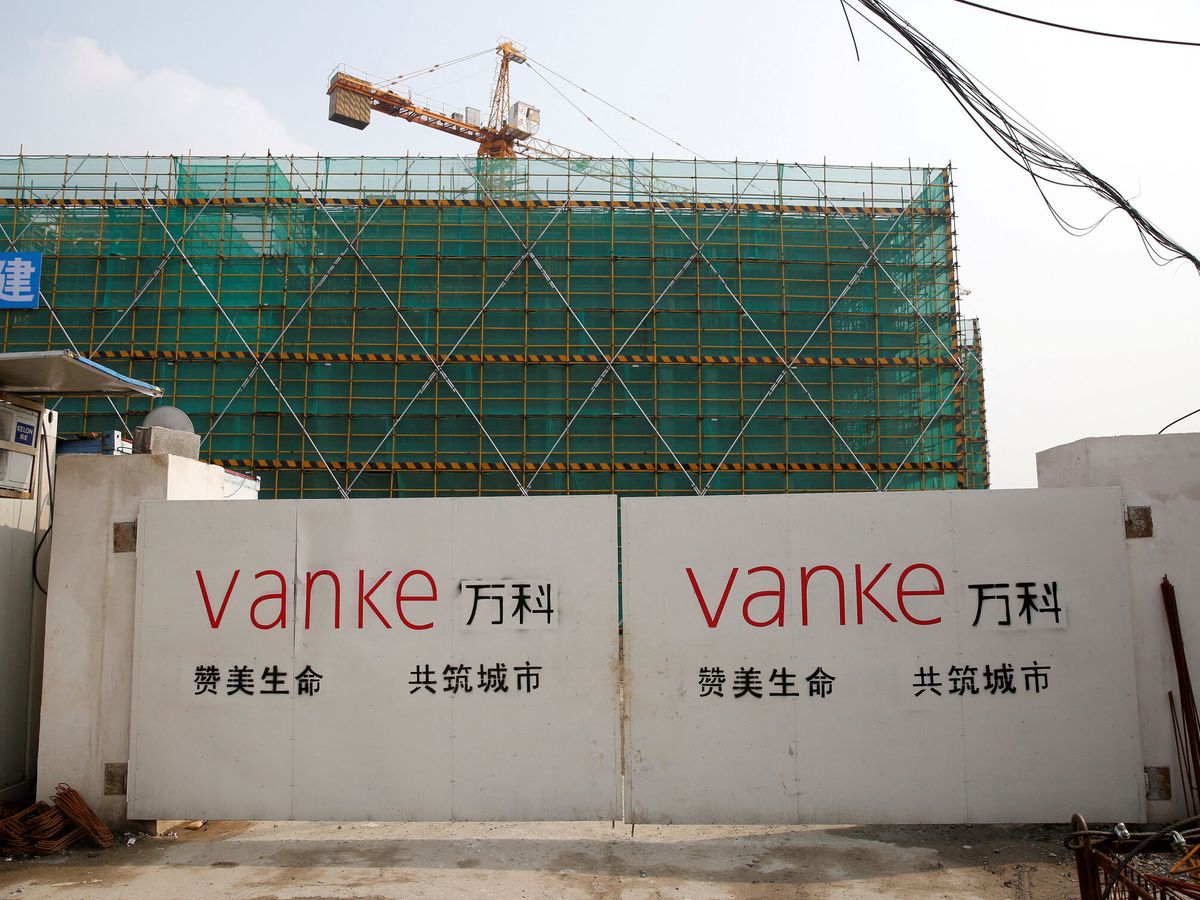 Foto: Una promoción con el logo de China Vanke. (Reuters)