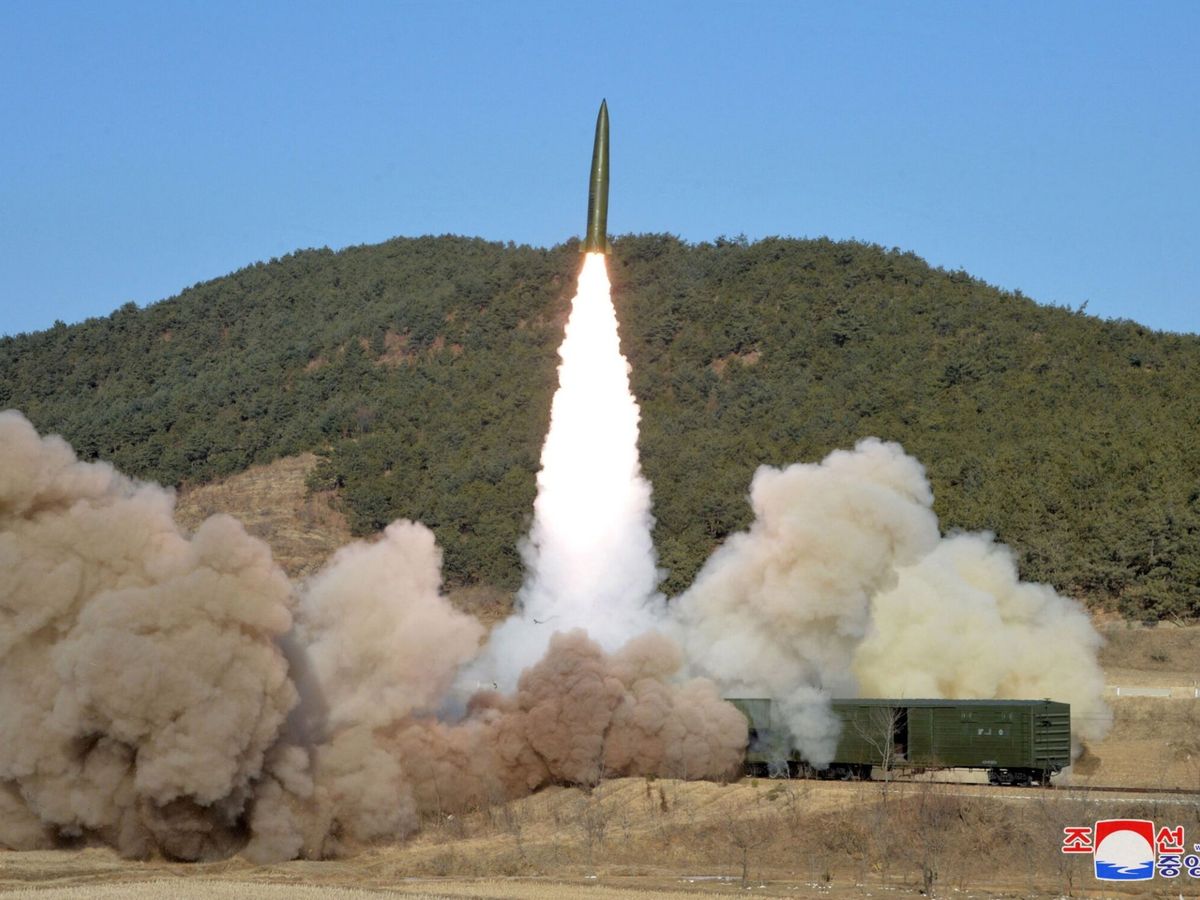 Foto: Misil lanzado desde Corea del Norte. (EFE/KCNA)